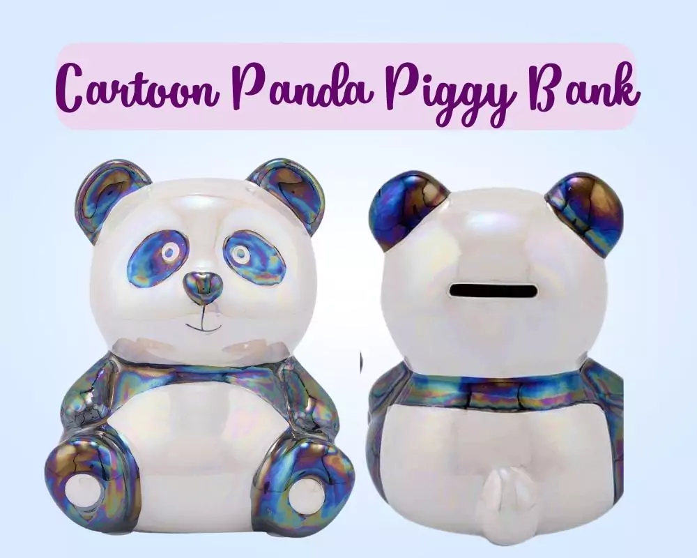 Cartoon Panda Cute Piggy Bank - Best Piggy Banks for Adults